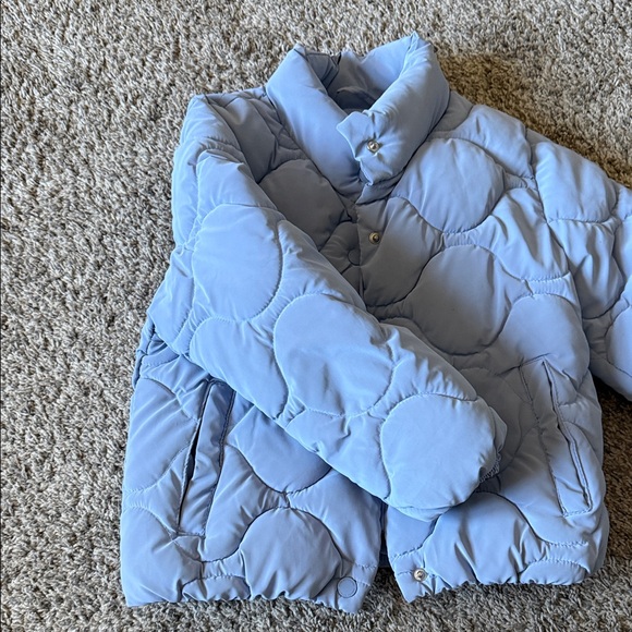 Zara Light Blue Puffer Jacket for Kids - Picture 4 of 7